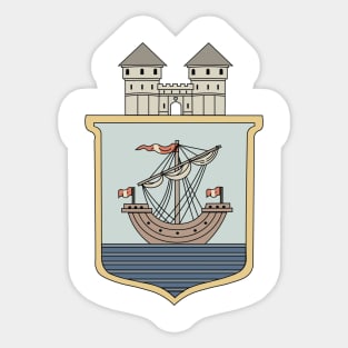 City of Baldur's Gate Coat of Arms Sticker